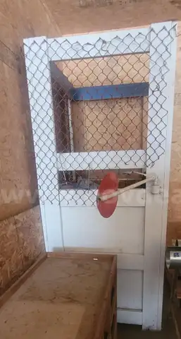 Wooden dunking booth