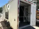 2006 ATC Aluminum 20&#x27; enclosed power generation trailer - 2 on board generators