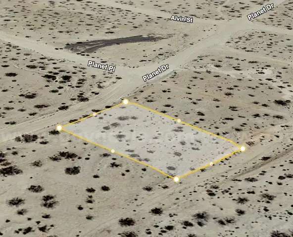 12,405 Sqf Flat Land in California City, easy access