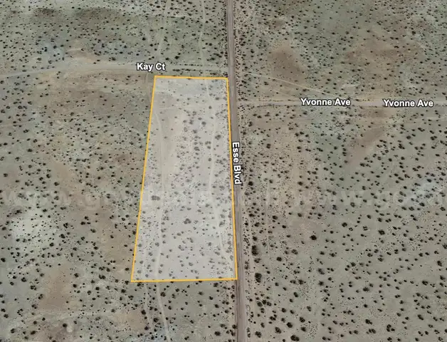 1.82 Acre Vacant Flat Corner Lot in California City, Kern County, State of California