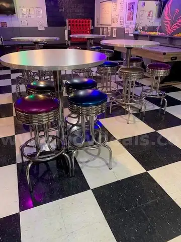 High Top Table and four stools