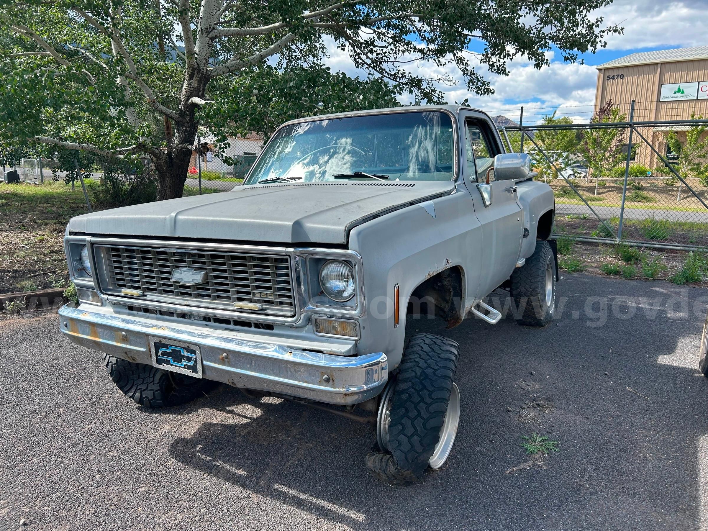 1974 Chevy 350 4 Wheel Drive | AllSurplus