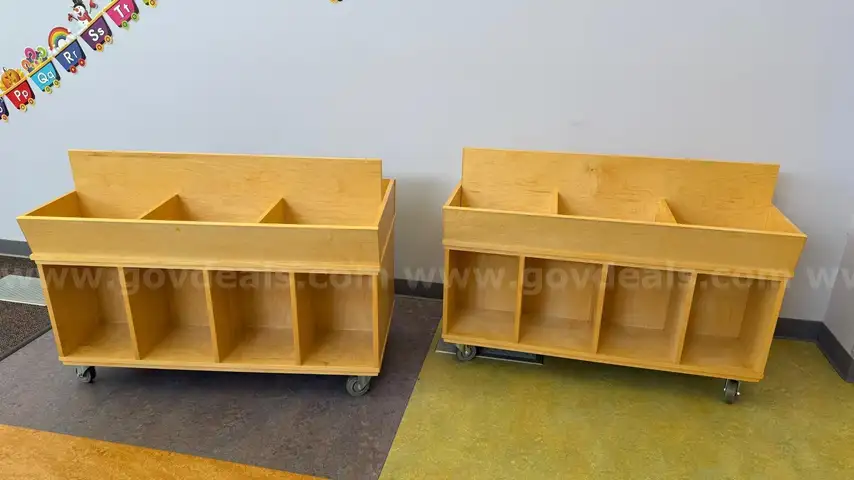 Library Book Troughs