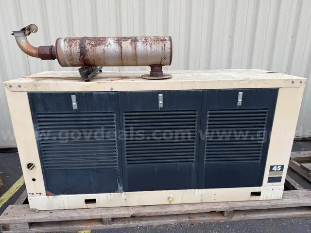 Kohler 45 kW Standby Diesel Generator LP Gas 120/240V single phase 136 amps