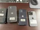 Lot of 38 iPhones - 4s, 5, 5s, 7, XR, 11, 11 Pro Max, 12 and 14 Pro models