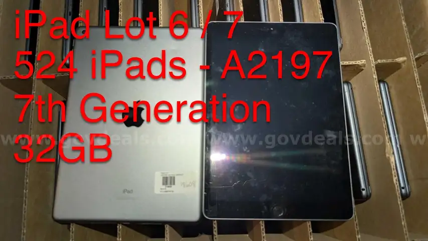 524x iPads 7th Generation - Lot 6 /7