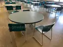Cafeteria tables and chairs
