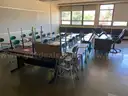 A Lot of School Furniture