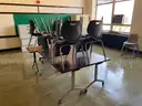 A Lot of School Furniture