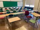 A Lot of School Furniture