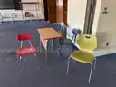 A Lot of School Furniture