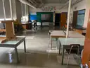 A Lot of School Furniture