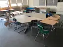 A Lot of School Furniture