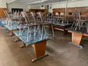 A Lot of School Furniture
