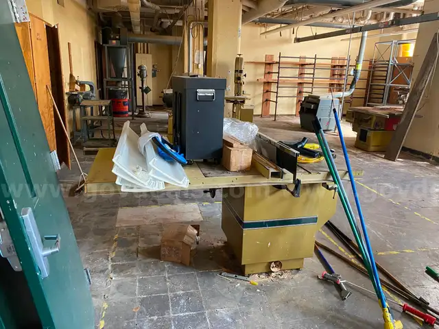 A Lot of Woodworking Equipment