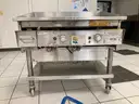 Keating Miraclean Griddle with Casters