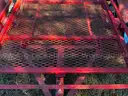 Red Utility Trailer W Spare Tire - 57in Wide x 7ft Long