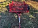 Red Utility Trailer W Spare Tire - 57in Wide x 7ft Long