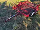Red Utility Trailer W Spare Tire - 57in Wide x 7ft Long