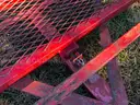 Red Utility Trailer W Spare Tire - 57in Wide x 7ft Long