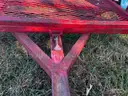 Red Utility Trailer W Spare Tire - 57in Wide x 7ft Long