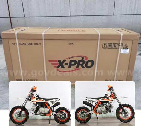 FREE SHIPPING – New 110cc Dirt Bike with Automatic Transmission, Electric Start – Hydraulic Disc Brakes