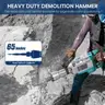 FREE SHIPPING - Demolition Jack Hammer – 14.5 Amp SDS-Hex Concrete Breaker (65 Joules) with 2 Chisels & Wheeled Case