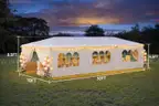 FREE SHIPPING - 10x30 Ft Outdoor Canopy Tent, For Events with 8 Side Removable Walls, Waterproof Canopy
