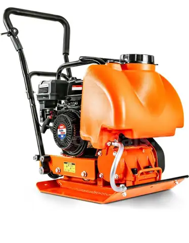 FREE SHIPPING - Heavy-Duty 7HP Plate Compactor – 4,200 lbs Impact Force with Water Tank