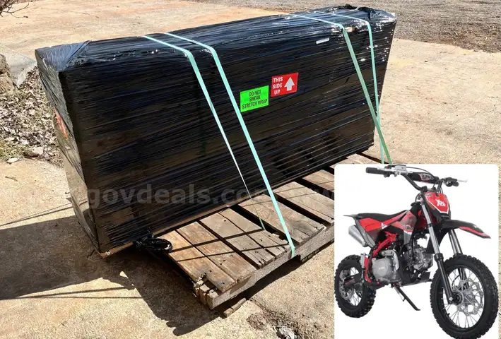 FREE SHIPPING - NEW Dirt Bike 2025 125cc - Red ATV - Never Assembled - Free Shipping