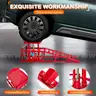 SHIPS FOR FREE 2 Pack Hydraulic Car Ramps, 11050LBS 5T Car Ramp High Lift 9&#x22;-14.2&#x22;, Heavy Duty