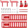 SHIPS FOR FREE 2 Pack Hydraulic Car Ramps, 11050LBS 5T Car Ramp High Lift 9&#x22;-14.2&#x22;, Heavy Duty