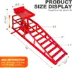 SHIPS FOR FREE 2 Pack Hydraulic Car Ramps, 11050LBS 5T Car Ramp High Lift 9&#x22;-14.2&#x22;, Heavy Duty