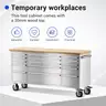 FREE SHIPPING - 72 inch Tool Chest Tool Box Mobile 15 Drawers Storage Rolling Cabinet with Wheels Lock Key Locking