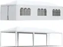 FREE SHIPPING - 10x30 Outdoor Canopy Tent Gazebo Party Wedding BBQ Events w 8 Side Removable Walls, Waterproof Canopies,