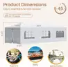FREE SHIPPING - 10x30 Outdoor Canopy Tent Gazebo Party Wedding BBQ Events w 8 Side Removable Walls, Waterproof Canopies,