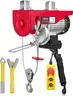 FREE SHIPPING: Electric Hoist w Remote Control, 440 lbs Material Handling Tool, 110V Electric Hoist w14ft Remote Control