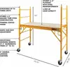 FREE SHIPPING - NEW - 6 ft. Bakers Scaffold Platform &#x2013; Adjustable Height &#x2013; 1000 lb Capacity &#x2013; Free USA Shipping
