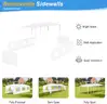 FREE SHIPPING - NEW 10x30 Outdoor Canopy Tent Gazebo Party Wedding Events w 8 Side Removable Walls, Waterproof Canopies,