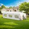 FREE SHIPPING - NEW 10x30 Outdoor Canopy Tent Gazebo Party Wedding Events w 8 Side Removable Walls, Waterproof Canopies,