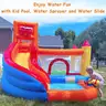 FREE SHIPPING - NEW - Inflatable Bounce House Water Slide &#x2013; Backyard Water Park for Kids with Slide, Pool