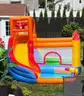 FREE SHIPPING - NEW - Inflatable Bounce House Water Slide &#x2013; Backyard Water Park for Kids with Slide, Pool
