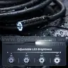 FREE SHIPPING Endoscope Camera with Light, Inspection Borescope Camera with 4.3&#x22; IPS Screen, 1920P HD with 8 LED Lights,
