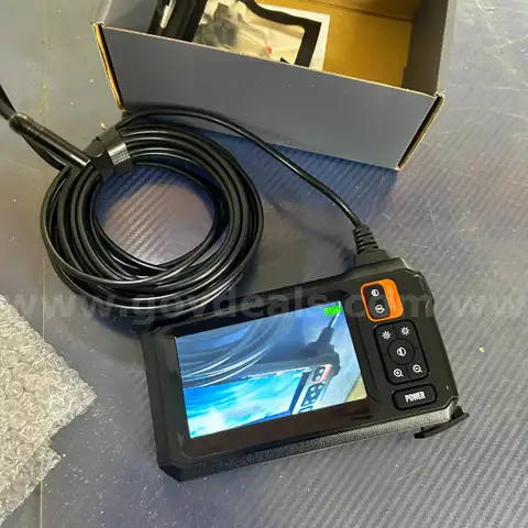 FREE SHIPPING Endoscope Camera with Light, Inspection Borescope Camera with 4.3&#x22; IPS Screen, 1920P HD with 8 LED Lights,