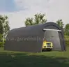 We Ship For FREE - Domed Carport Portable Garage with 2 Roll Up Doors 10x15x9 FT
