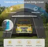 We Ship For FREE - Domed Carport Portable Garage with 2 Roll Up Doors 10x15x9 FT