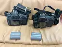 FREE SHIPPING - Nikon DSLR Bodies W Batteries Unknown Condition