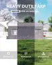 FREE SHIPPING - NEW - 12x20 ft Portable Garage Carport Canopy with Sidewalls and Doors