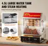 Ships Free in USA - Brand New Hot Dog Steamer 28.5QT – 2-Tier Stainless Steel Hot Dog & Bun Warmer