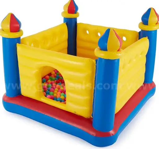 Free Shipping - New In Box Inflatable Castle Bounce House for Kids Ages 3-6 - Large Blow-Up Indoor Outdoor Bouncer